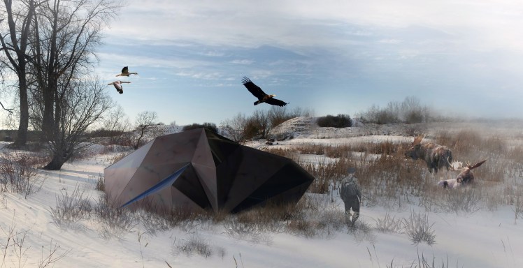 Kubatura przetrwania - wizualizacja