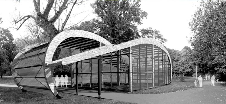 Pawilon wystawowy - wizualizacja