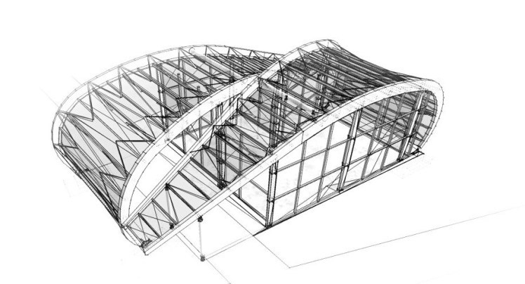 Pawilon wystawowy - model