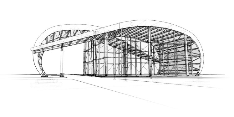 Pawilon wystawowy - model