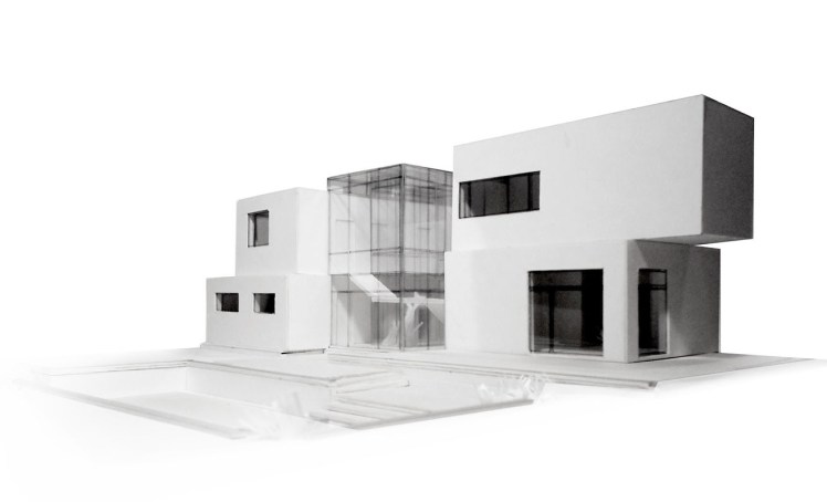 Dom jednorodzinny - makieta
