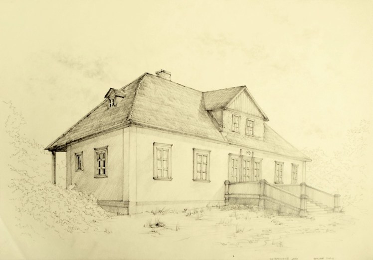 Opuszczony dwór w Dziadkowskich