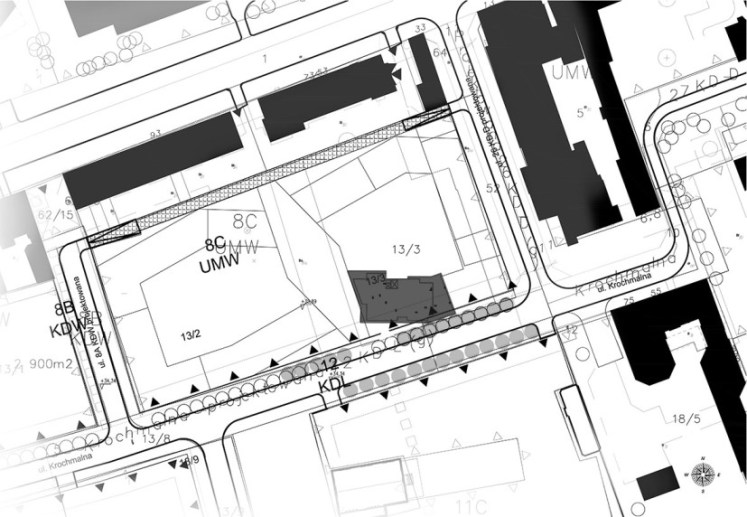 Zabudowa wielorodzinna - sytuacja