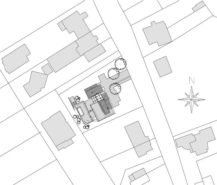 Dom jednorodzinny - sytuacja