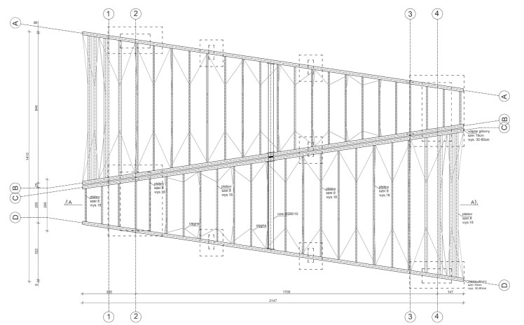 Pawilon wystawowy - rzut