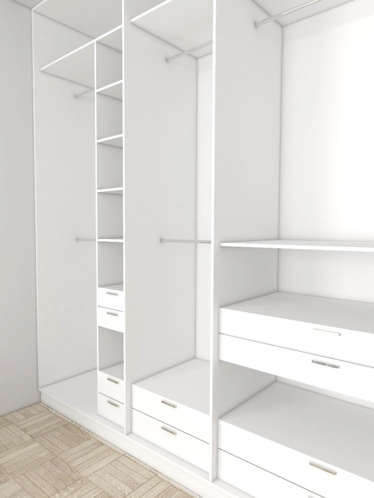 Szafa wnękowa - wizualizacja