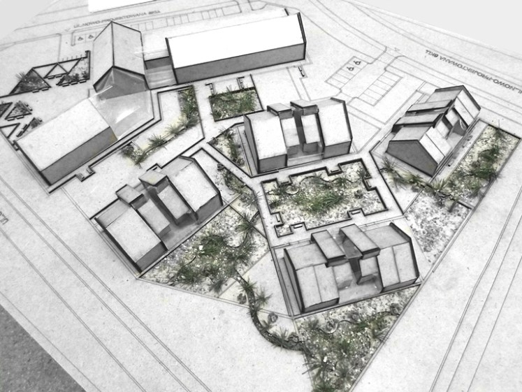 Projekt zagospodarowania terenu - zdjęcie makiety