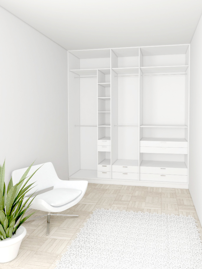  Szafa wnękowa - wizualizacja