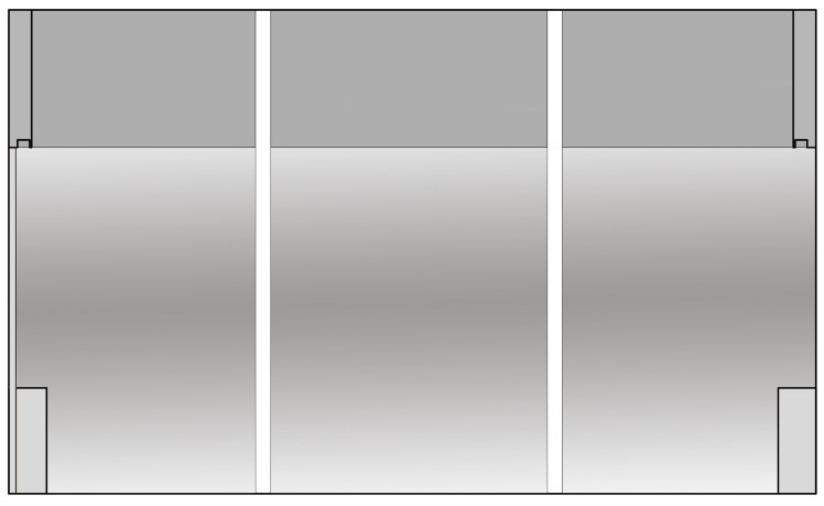 Rozwinięcie ściany DE