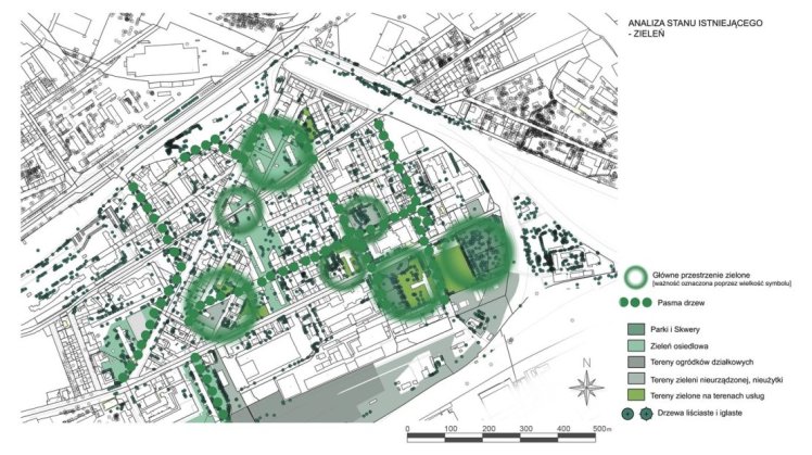 Analiza stanu istniejącego - zieleń