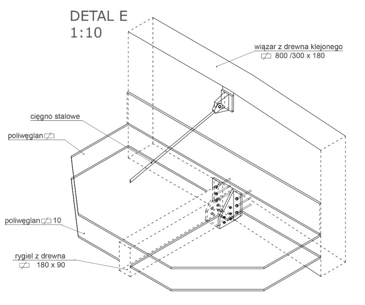 Pawilon wystawowy - detal